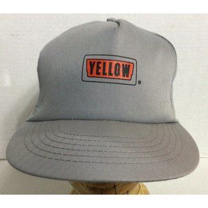 Vintage Stylemaster Trucker Grey Hat “yellow” USA